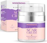 Scar Cream, Overnight Scar Cream with Copper Peptide, Centella Asiatica and Vitamin E, Scar Gel for Surgical Scars, Keloid Bump, C-Section, Stretch Mark, Burn, Injury, 2 OZ