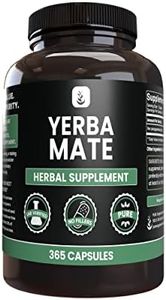 PURE ORIGINAL INGREDIENTS Yerba Mate (365 Capsules), No Magnesium Or Rice Fillers, Always Pure, Lab Verified