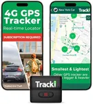 Tracki GPS Tracker for Vehicles – Real-Time 4G LTE Assets & Car Tracking Device with App, Magnetic Mount, Compact Design, Worldwide Coverage – iOS & Android (Subscription Required)