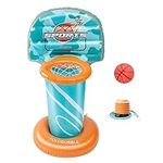 Rianpesn Pool Basketball Hoop,Inflatable Pool Basketball Hoop | Blow up Basketball Pool Toys, Multifunctional Water Basketball Goal for Swimming Pool, Lawn, Ground