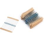 Resistor Kit, 30 Values Resistor Kit, 300Pcs Metal Film Resistor Resistance 1/4W 1% Tolerance 10-1M Ohm Resistors for DIY Electric Projects