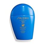 Shiseido Ultimate Sun Protector Lotion - Mini Size, 50 mL - Invisible Broad-Spectrum SPF 50+ Sunscreen for Face & Body - Lightweight Formula - All Skin Types