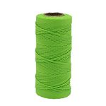 Green 328 Feet Mason Line, Braided Brick Line for Building, Gardening, Marking and DIY Projects