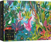 Elena Essex Jigsaw Puzzles for Adults 1000 - Rainforest Runway / 1000 Piece Jigsaw Puzzles for Adults / 1000 Piece Jigsaw Puzzles/Animal Bird Flamingo Puzzle/Jigsaws Size 70x50cm