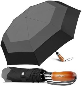 Lejorain Large Folding Umbrellas for Rain - Heavy Automatic Golf Umbrella Portable Duty Compact Umbrella Travel for Adult