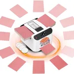 Proshine 2 in 1 Card Dealer and Shuffler, with Remote Card Calling, Automatic Card Dealer, 360°Rotation Dealing for 2-8 Players Casino Playing Card Dealer for Blackjack Poker Texas Holdem