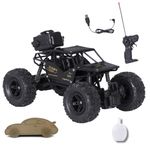 FairyAura Remote Control Rock Crawler RC Car with Smoke Effect | 2WD Monster Truck 1:18 RC Toy Vehicle Car | Gift for Kids