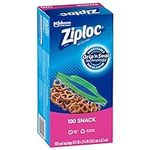 Ziploc Snack Bags, Value Pack, 100-