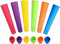 8pcs Silicone Ice Block Moulds/Ice Cream Molds/ICY Pole Jelly Pop Popsicle Maker