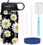 rickyh style Kids Water Bottle with Straw Lid Insulated Stainless Steel Reusable Tumbler Gifts for School, Toddlers, Girls, Boys 14oz