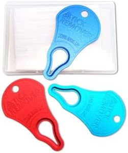 XuanShiTangMen Tick Remover Tool 3 Pack – Portable Tick Key for Pets, Dogs, Animals, and Humans – Quick & Safe Tick Removal Tool – Essential Outdoor Camping Gear for Easy and Reliable Use