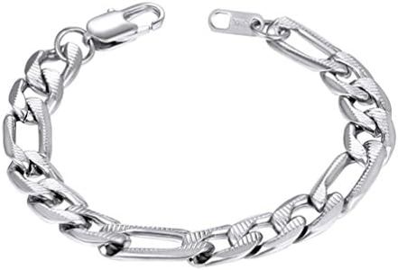 PROSTEEL Mens Bracelets Stainless Steel Bangle 10mm Thick Chain Bracelet