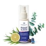 Mannlich Shoe & Foot Deodorizer Spray - Odor & Smell Remover for Shoes & Socks, 600+ Sprays in a Bottle, Skin Soothing, Non Irritating, Organic & Cruelty Free, Revitalizes Tired Feet - 100ml