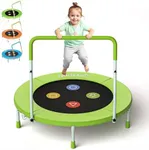 36" Mini Toddler Trampoline with Ad