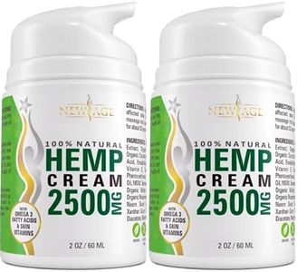 New Age Hemp Cream Help Support Relieve Discomfort in Knees, Joints, and Lower Back - Natural Hemp Extract Cream - Made in USA - Hemp Cream 4oz (Pack of 2)