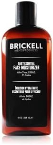 Brickell Men's Daily Essential Face Moisturizer for Men, Natural and Organic Fast-Absorbing Face Lotion with Hyaluronic Acid, Green Tea, and Jojoba