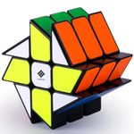 Cubelelo Drift Windmill (Tiled) Magic Cube Puzzle | Unique Shape Mod with Premium Design, Smooth Finish Toy for Intermediate and Advanced Solvers | Suitable for Adults and Kids Ages 3 & Above