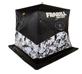 Frabill Bro Hub Top & Sides Insulated 2 - 3 Man Snow Camo Shelter