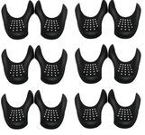 NIJEK STORE 6 pair Anti-Wrinkle Shoes Protector Toe Box Against Shoe Creases, Prevent Sports Shoes Crease for Men's Comfortable and Breathable Shoes Protector Pad (Black)