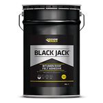 Everbuild 904 Black Jack Bitumen Based Adhesive Bond for Roof Felt and Suitable for Cold Gritting Solution - 25 Litre