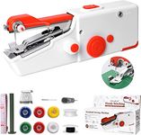 Handheld Sewing Machine, Mini Portable Electric Sewing Machine for Beginners Adult, Easy to Use and Fast Stitch Suitable for Clothes,Fabrics, Cutains,DIY Home Travel