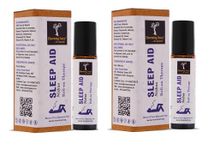 Charming Aura Deep Sleep Aid Roll-on | Insomnia Relief, Stress Relief, Relaxing | Blend of pure and natural essential oils | Travel friendly | Easy to Use | 10 ml | Pack of 2 (Sleep Aid, Pack of 2)