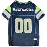 NFL Seattle Seahawks Dog Jersey, Size: XX-Large. Best Football Jersey Costume for Dogs & Cats. Licensed Jersey Shirt