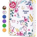 Academic Planner 2025, Daily Weekly and Monthly Planner, Jan. 2025 - Dec. 2025, Calendar Planner with Monthly Tabs, Planning Organize Notebook for Work, 8.5'' x 6.2''