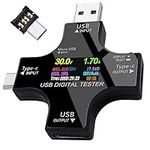2 in 1 Type C USB Tester Color Scre