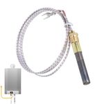 HERCHR Universal Gas Thermocouple Kit,Gas Stove Universal Thermocouple Fireplace Replacement Kit,Thermopile,Thermocouple Flame Failure Safety Device 36" Thermopile Generator Liquefied Petroleum