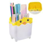 FunBlast Pen Stand for Study Table, Duck Pen Holder, Pencil Holder, Pen Stand For Kids & Girls, Cute Pen Stand, Pen Organizer, Pencil Stand for Kids, Birthday Return Gifts for Kids