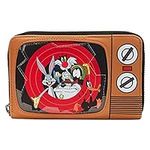 Loungefly WB Looney Tunes Character That's All Folks Zip-Around Wallet