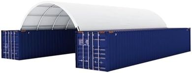 Star20XX Shipping Container Canopy Shelter 20'x40', 18oz PVC, Weather-Resistant Shipping Container Roof Kit for Commercial and Large Residential Outdoor Storage