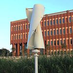 NINILADY 600W Vertical Wind Turbine Permanent Magnet Generator 3 Phase 12V 24V 48V Vertical Axis Coreless Wind Power (12V with Controller, White)