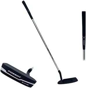 Possot Right-Handed Golf Putter | High MOI Face-Balanced Blade Design with Anti-Slip Grip | 304 Stainless Steel for Men & Women | Lightweight 330g for Precision Putting (Right/Left Hand Options)