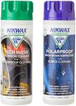 Nikwax Unisex Tech Wash/Polar Proof Twin Pack, Blue, 0.3 UK