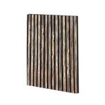 Timber Acoustics TimberSlat Panels | Room Soundproofing | Wooden Slat Acoustic Panels For Quiet Spaces (2'x2') (Set of 4, Light Brown)