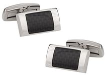 Titanium Carbon Fiber Cufflinks by Cuff-Daddy