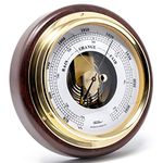 Fischer Barometer, Wood, Multi Colour, One Size