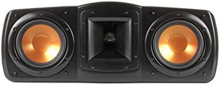 Klipsch Synergy Black Label C-200 Center Channel Speaker for Crystal-Clear Dialogue and Vocals with Proprietary Horn Technology, Dual 5.25” High-Output Woofers, and Dynamic 1” Tweeter in Black