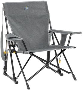 GCI Outdoor Kickback Rocker Outdoor Rocking Chair with Beverage Holder