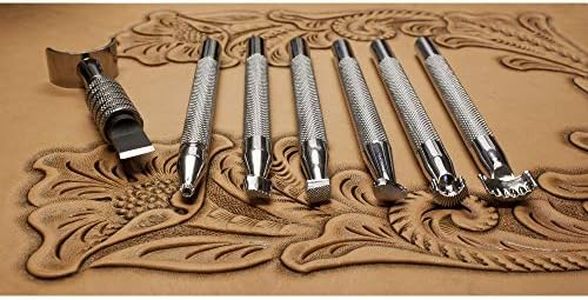 Realeather T8170 Basic Tooling Set with Instructional Booklet, Silver