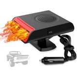 Portable Car Heater 12V 150W Car Defroster Windshield Defogger,3 in 1 Car Heater Fast Heating & Cooling & Air Purify Plug in Cigarette Lighter for All Car