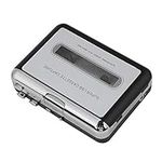 Portable Cassette Player, Tape to MP3 Converter Cassette Tap Player with Earphone, USB Cassette Capture Tape to PC CD Player Cassette Recorder Digital Audio Music Player - Plug and Play