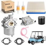 10L0L Golf Cart FE290 Carburetor Fuel Pump Kit Tune Up Kit for Club Car DS Precedent Turf Carryall Gas Model 1998-UP Air Oil Fuel Filter OEM# 101805601 101905601 1016438 1016439 1016440 1016441