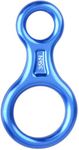 Rappel Gear Downhill Equipment,35KN Climbing Gear 8 Descender,Climbing Safety Rappel 8 Ring Figure 8 Descender for Rappelling Climbing Downhill Rescue