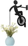 GUTE Bicycle Hanging Plant Bracket for Indoor Outdoor Plants, Flower Pot Metal Plant Hanger for Creative Decorations, Home Patio, Lawn, Garden Porch Decor, can Hold 50lbs