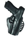 Gould & Goodrich GG807-PM9 807-PM9 Gold Line Paddle Holster, Fits KAHR PM9, 40, 45 (Chestnut Brown)