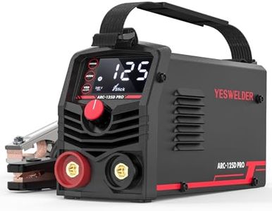 YESWELDER Large LED Display 125Amp Stick Welder,240V Portable ARC Welding Machine, Mini MMA Welder Machine with Hot Start, Arc Force