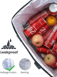 Kollea 30L Insulated Cooler Bag – Leak-Proof Lunch Box with Straps, Multi-Pocket, Travel & Picnic